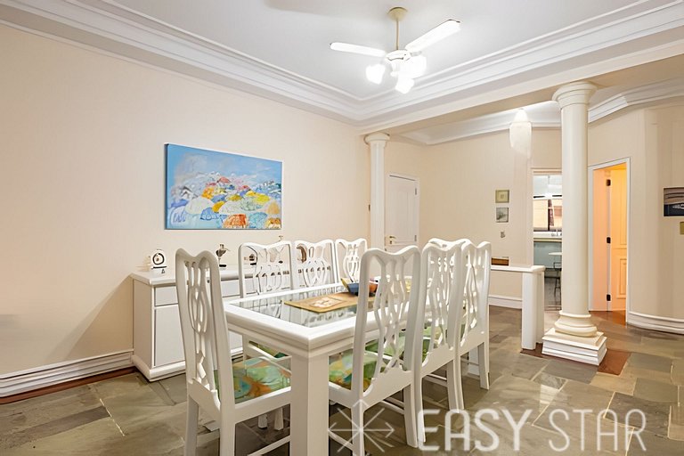 Easy Star - Charmoso apto C/ 2 vagas e 3 quartos em Enseada