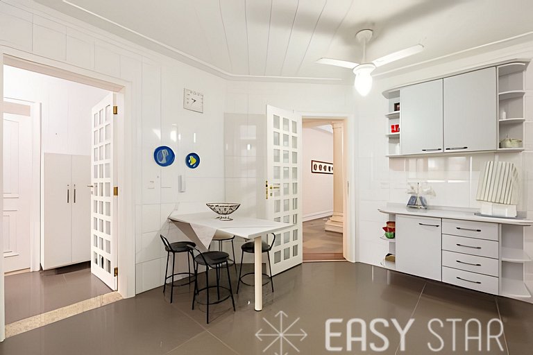 Easy Star - Charmoso apto C/ 2 vagas e 3 quartos em Enseada