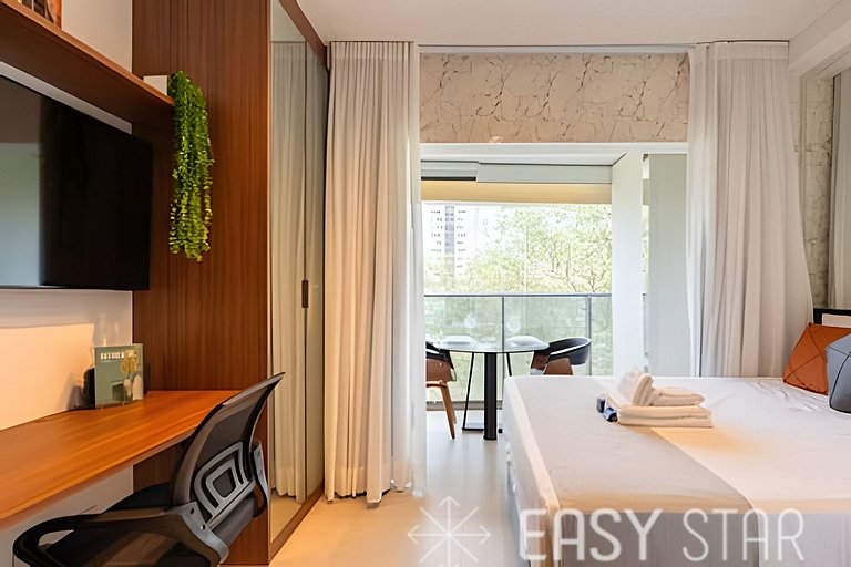 Easy Star - Charmoso studio no coração da Paraíso - SQ04I