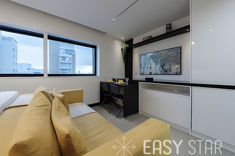 Easy Star - Charmoso flat C/vaga no Jardins - SS01I