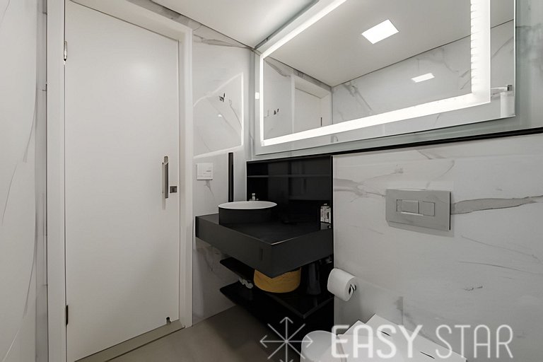 Easy Star - Charmoso flat C/vaga no Jardins - SS01I
