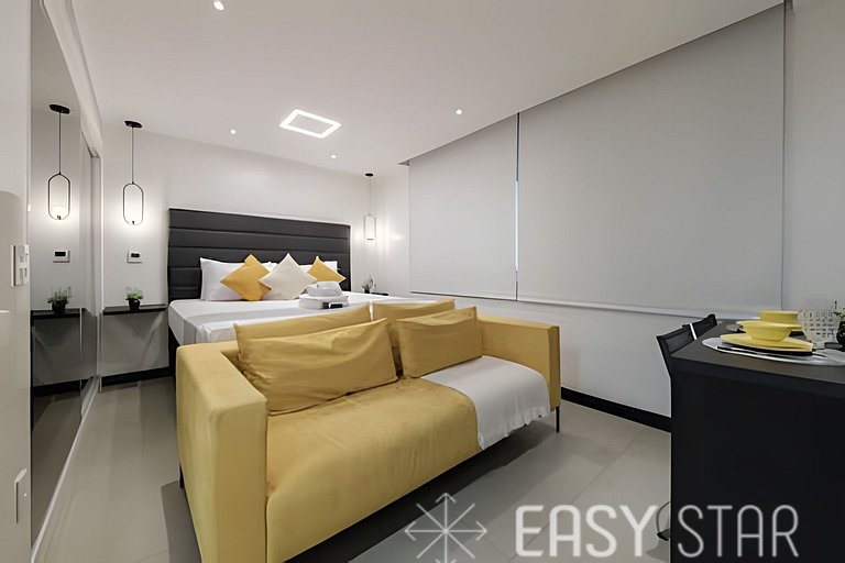 Easy Star - Charmoso flat C/vaga no Jardins - SS01I