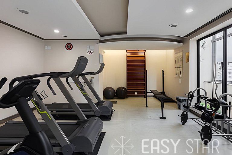 Easy Star - Charmoso flat C/vaga no Jardins - SS01I