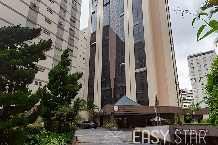 Easy Star - Charmoso flat C/vaga no Jardins - SS01I
