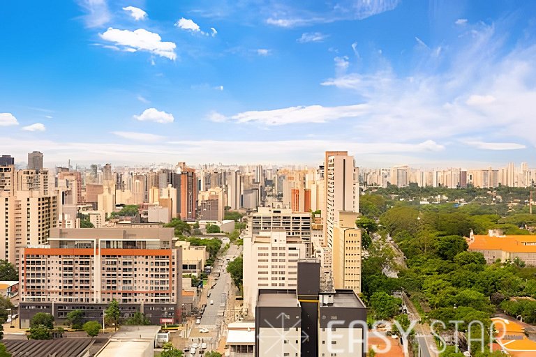 Easy Star - Charmoso apto com vista do 25° andar - SW01I