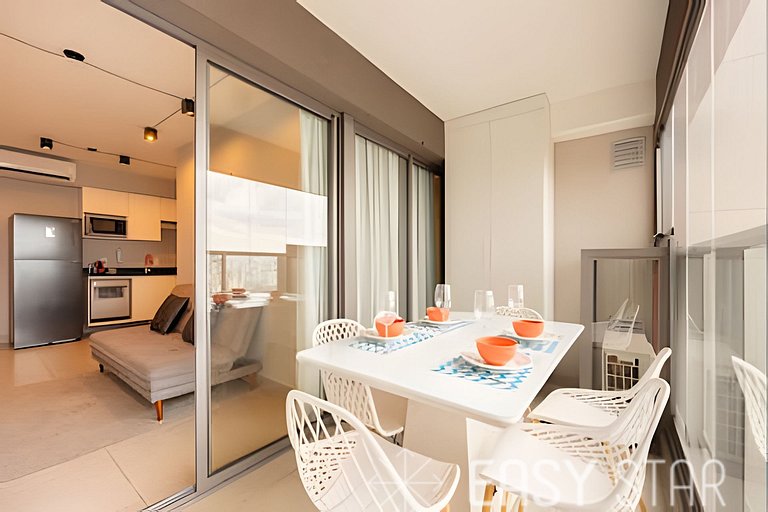 Easy Star - Charmoso apto com vista do 25° andar - SW01I