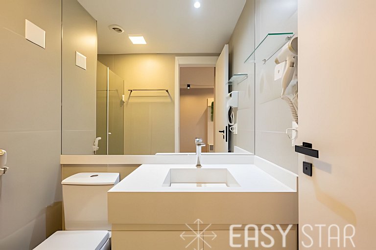 Easy Star - Charmoso apto com vista do 25° andar - SW01I