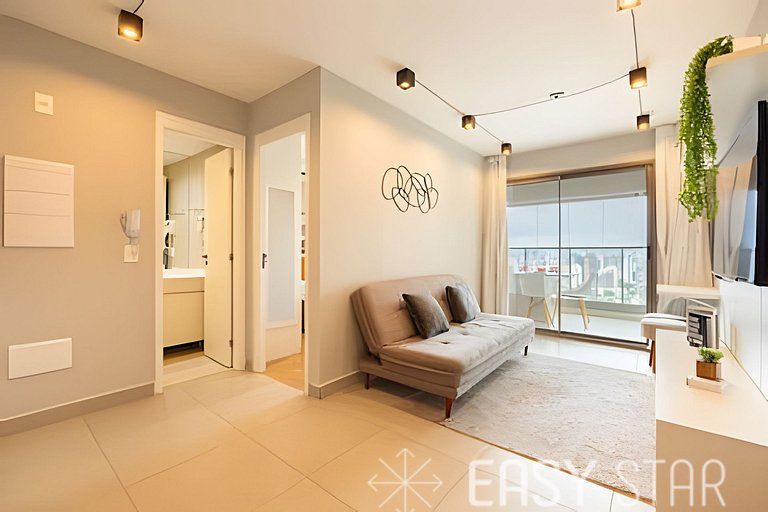 Easy Star - Charmoso apto com vista do 25° andar - SW01I
