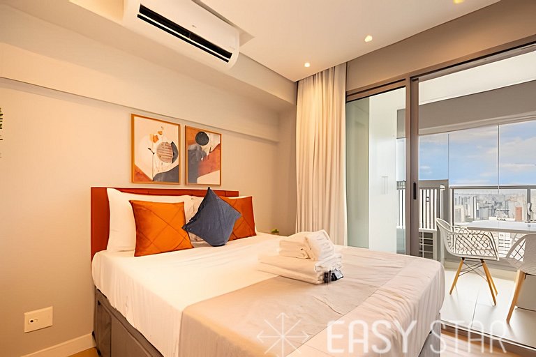 Easy Star - Charmoso apto com vista do 25° andar - SW01I