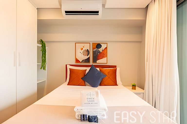 Easy Star - Charmoso apto com vista do 25° andar - SW01I