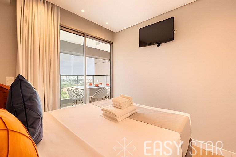 Easy Star - Charmoso apto com vista do 25° andar - SW01I