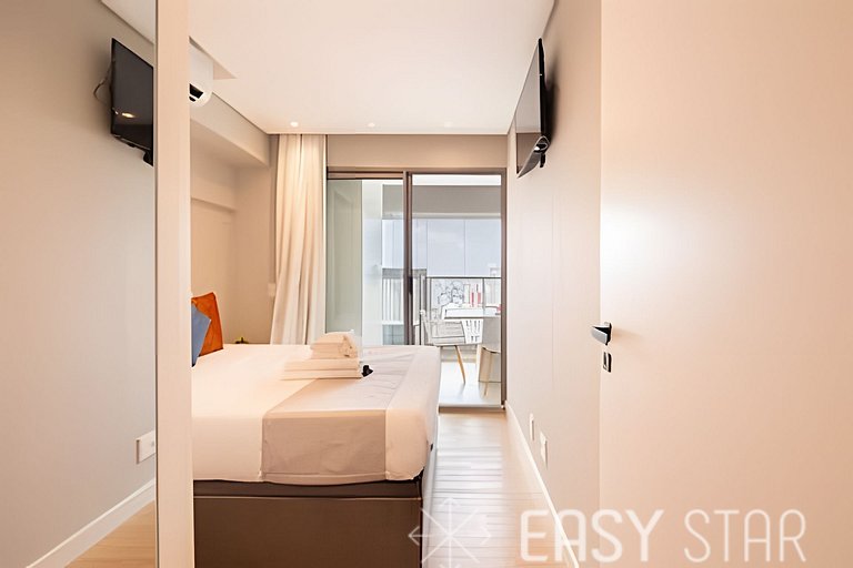 Easy Star - Charmoso apto com vista do 25° andar - SW01I