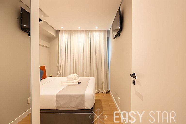 Easy Star - Charmoso apto com vista do 25° andar - SW01I