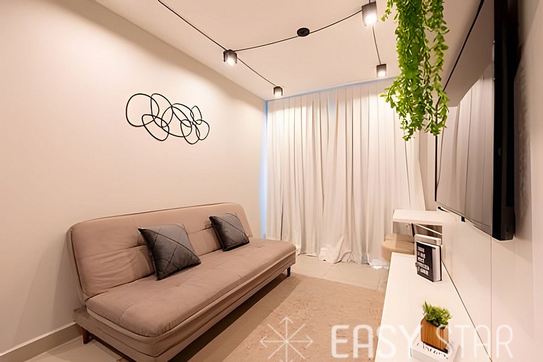 Easy Star - Charmoso apto com vista do 25° andar - SW01I