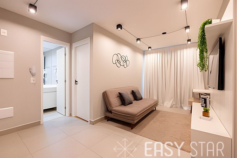 Easy Star - Charmoso apto com vista do 25° andar - SW01I