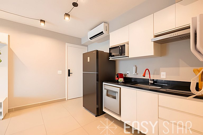 Easy Star - Charmoso apto com vista do 25° andar - SW01I