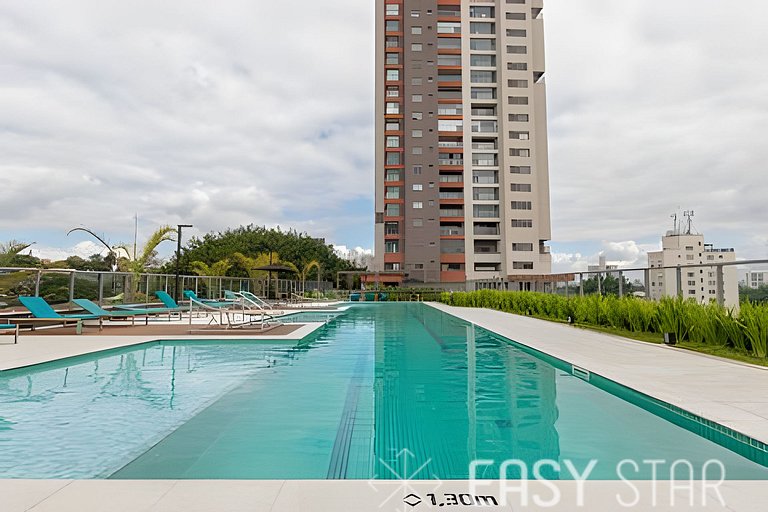 Easy Star - Charmoso apto com vista do 25° andar - SW01I