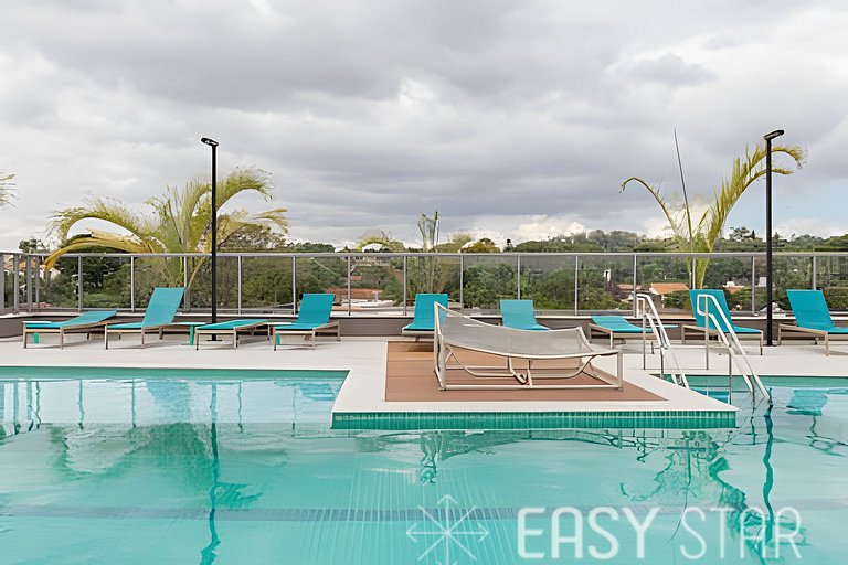 Easy Star - Charmoso apto com vista do 25° andar - SW01I