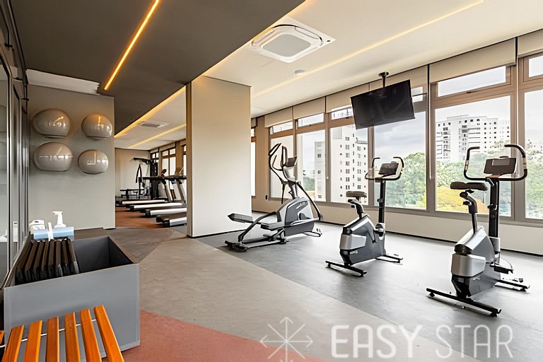 Easy Star - Charmoso apto com vista do 25° andar - SW01I