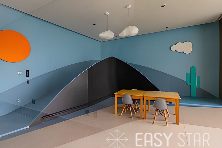 Easy Star - Charmoso apto com vista do 25° andar - SW01I
