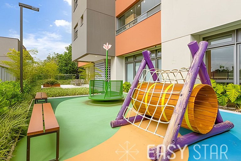 Easy Star - Charmoso apto com vista do 25° andar - SW01I