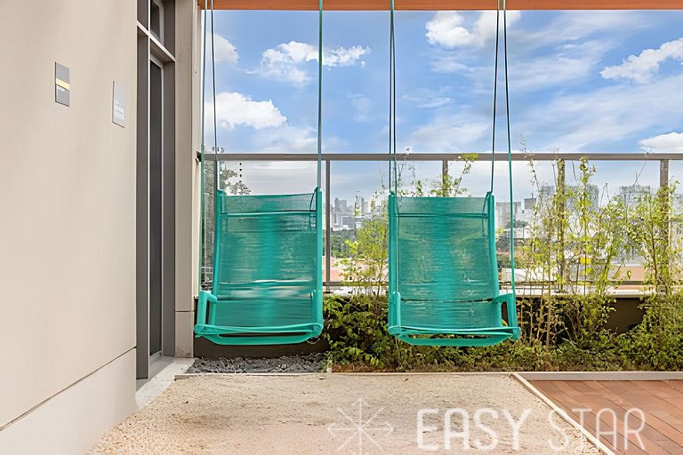 Easy Star - Charmoso apto com vista do 25° andar - SW01I