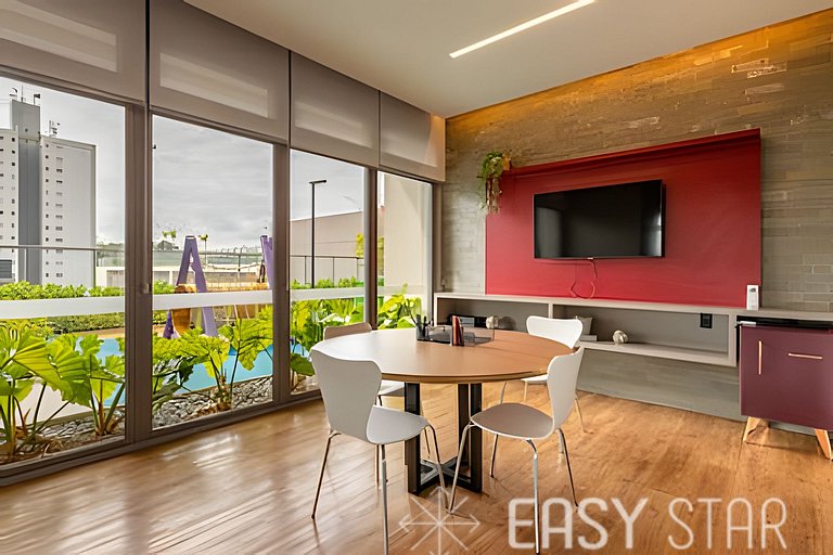 Easy Star - Charmoso apto com vista do 25° andar - SW01I