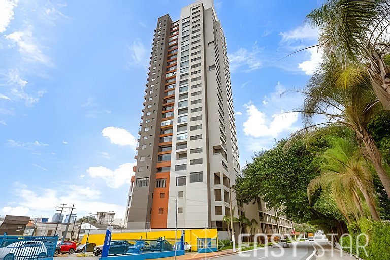 Easy Star - Charmoso apto com vista do 25° andar - SW01I