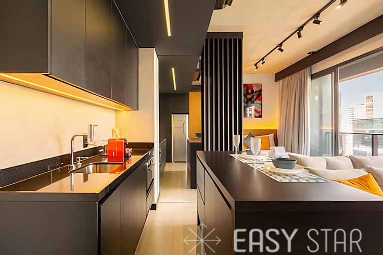 Easy Star - Belissimo apartamento no coração do Itaim Bibi -