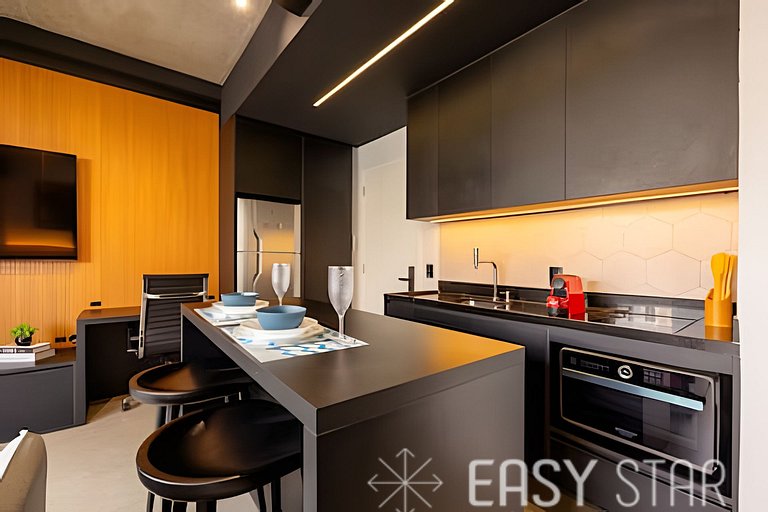 Easy Star - Belissimo apartamento no coração do Itaim Bibi -