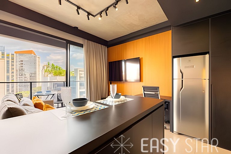 Easy Star - Belissimo apartamento no coração do Itaim Bibi -