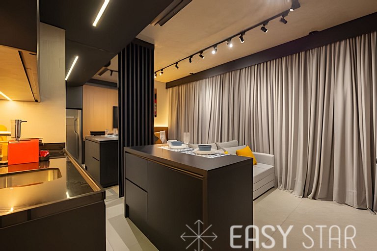 Easy Star - Belissimo apartamento no coração do Itaim Bibi -