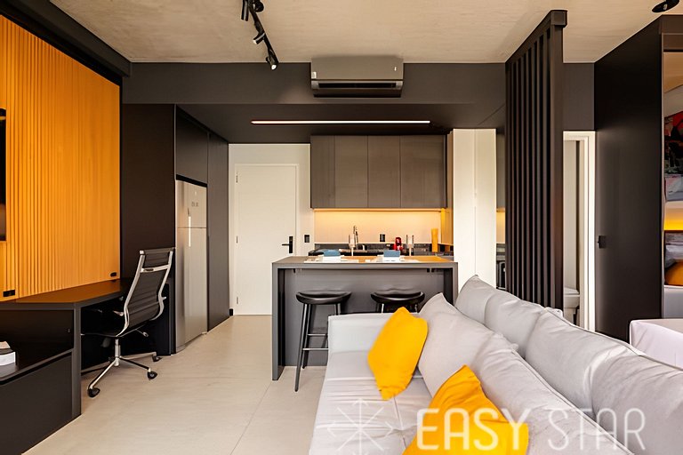 Easy Star - Belissimo apartamento no coração do Itaim Bibi -
