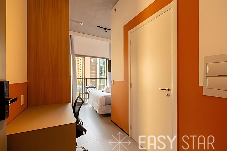 Easy Star - Lindo studio ao lado da estação Paraiso - TP01I