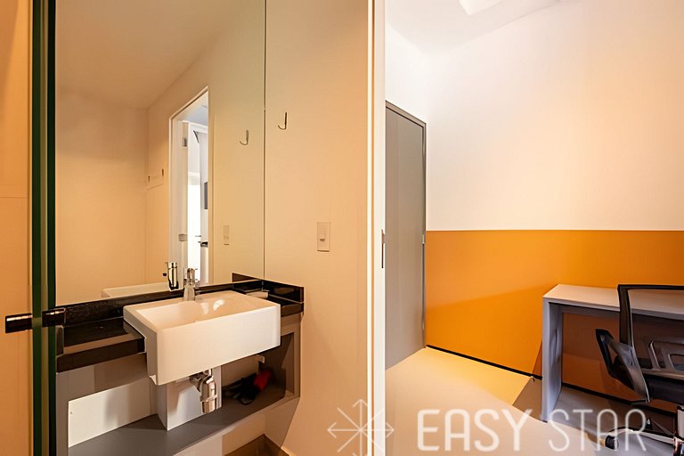 Easy Star - Lindo studio ao lado da estação Paraiso - TP01I