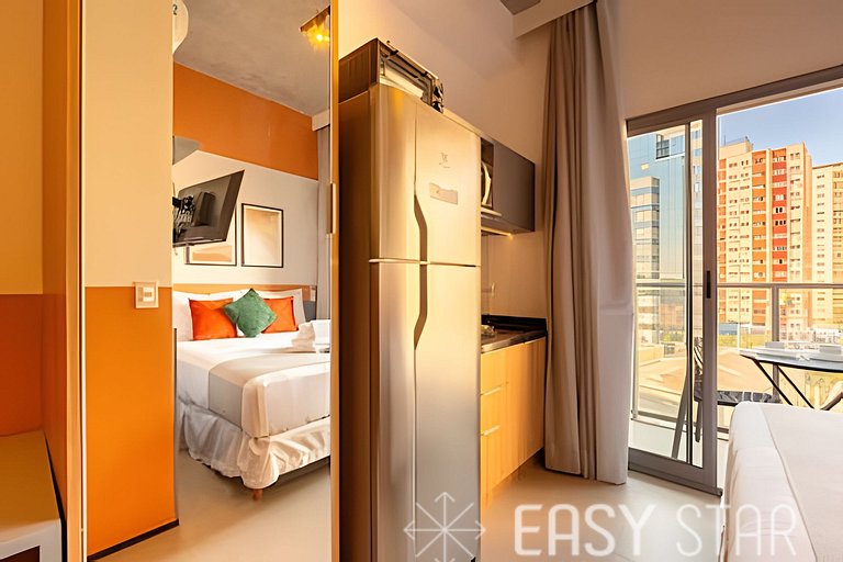 Easy Star - Lindo studio ao lado da estação Paraiso - TP01I