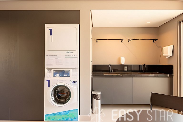 Easy Star - Lindo studio ao lado da estação Paraiso - TP01I