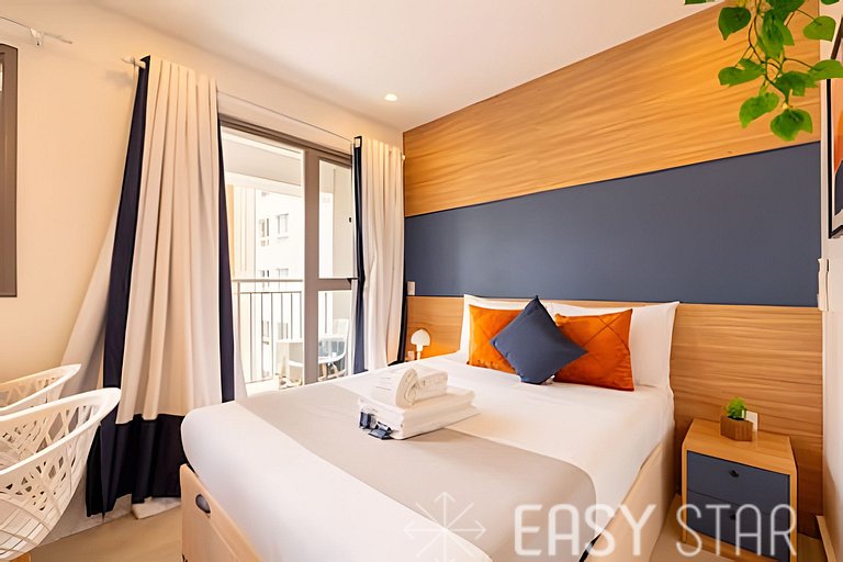 Easy Star – Charming Studio in the Heart of Moema – TU01I