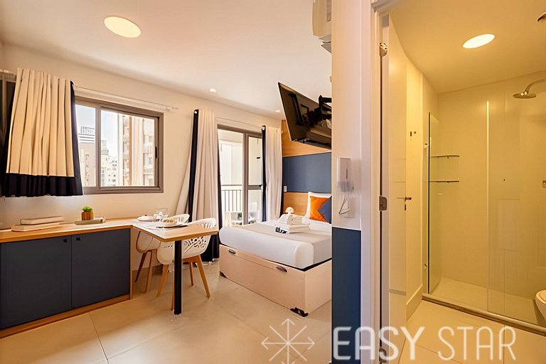 Easy Star – Charming Studio in the Heart of Moema – TU01I