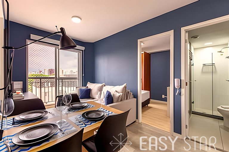 Easy Star - Charmoso studio no coração de Moema - TW01I