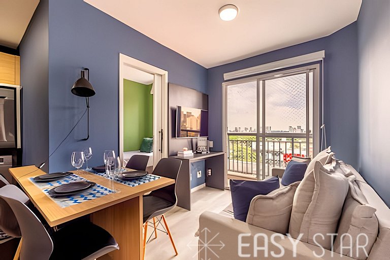 Easy Star - Charmoso studio no coração de Moema - TW01I