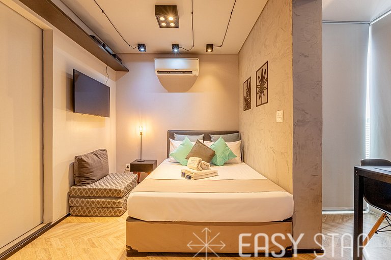 Easy Star - Studio com Vista Incrível na Vila Olímpia - KQ01