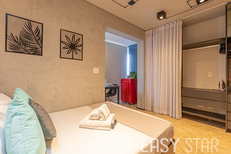 Easy Star - Studio com Vista Incrível na Vila Olímpia - KQ01