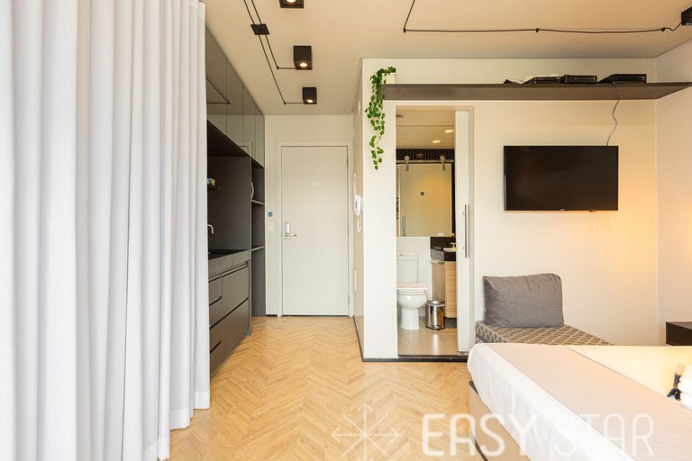 Easy Star - Studio com Vista Incrível na Vila Olímpia - KQ01