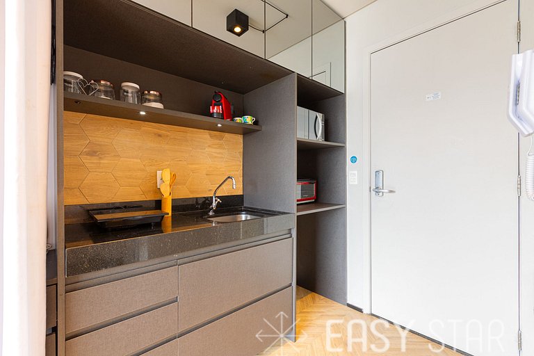 Easy Star - Studio com Vista Incrível na Vila Olímpia - KQ01