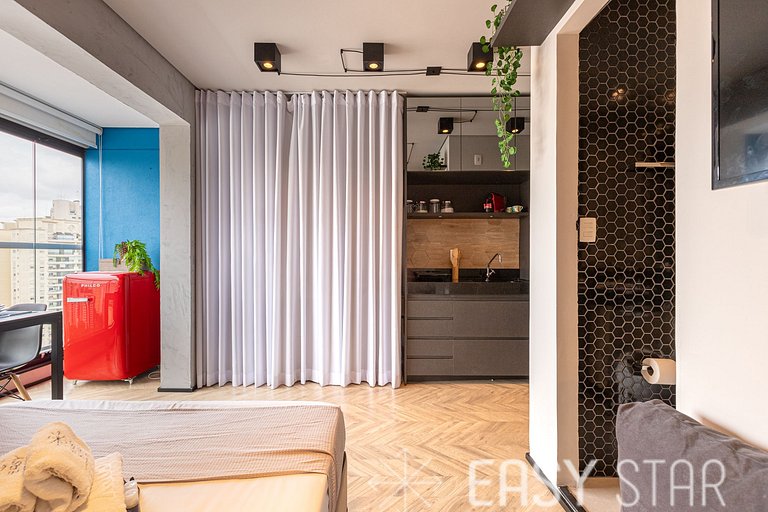 Easy Star - Studio com Vista Incrível na Vila Olímpia - KQ01