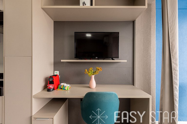 Easy Star - Praticidade e Conforto na Vila Olímpia Com Pisci