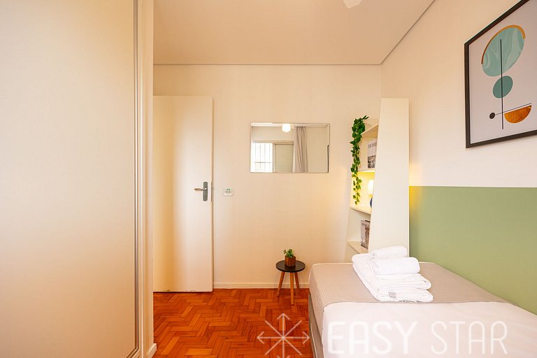 Easy Star - Lindo apartamento 2 quartos - TX01H