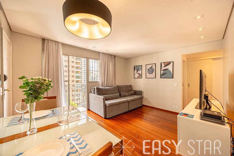 Easy Star - Lindo apartamento 2 quartos - TX01H