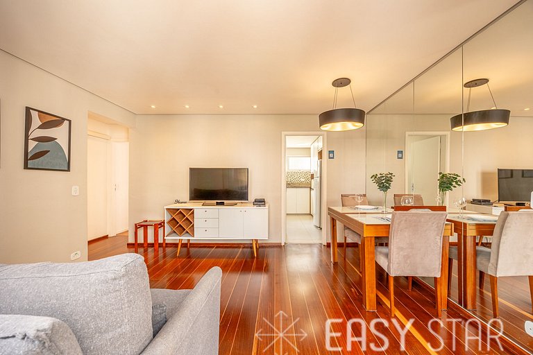 Easy Star - Lindo apartamento 2 quartos - TX01H